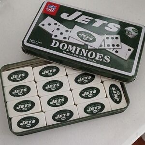 NFL JETS Dominoes Set
